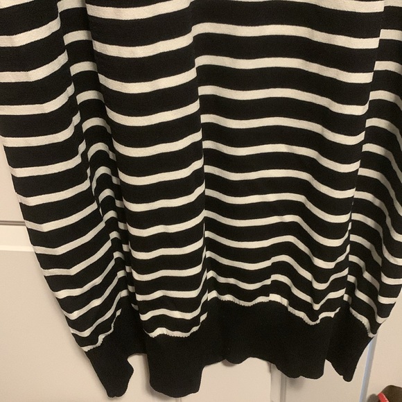 Black and white striped 👗 dress 3X - Picture 4 of 5